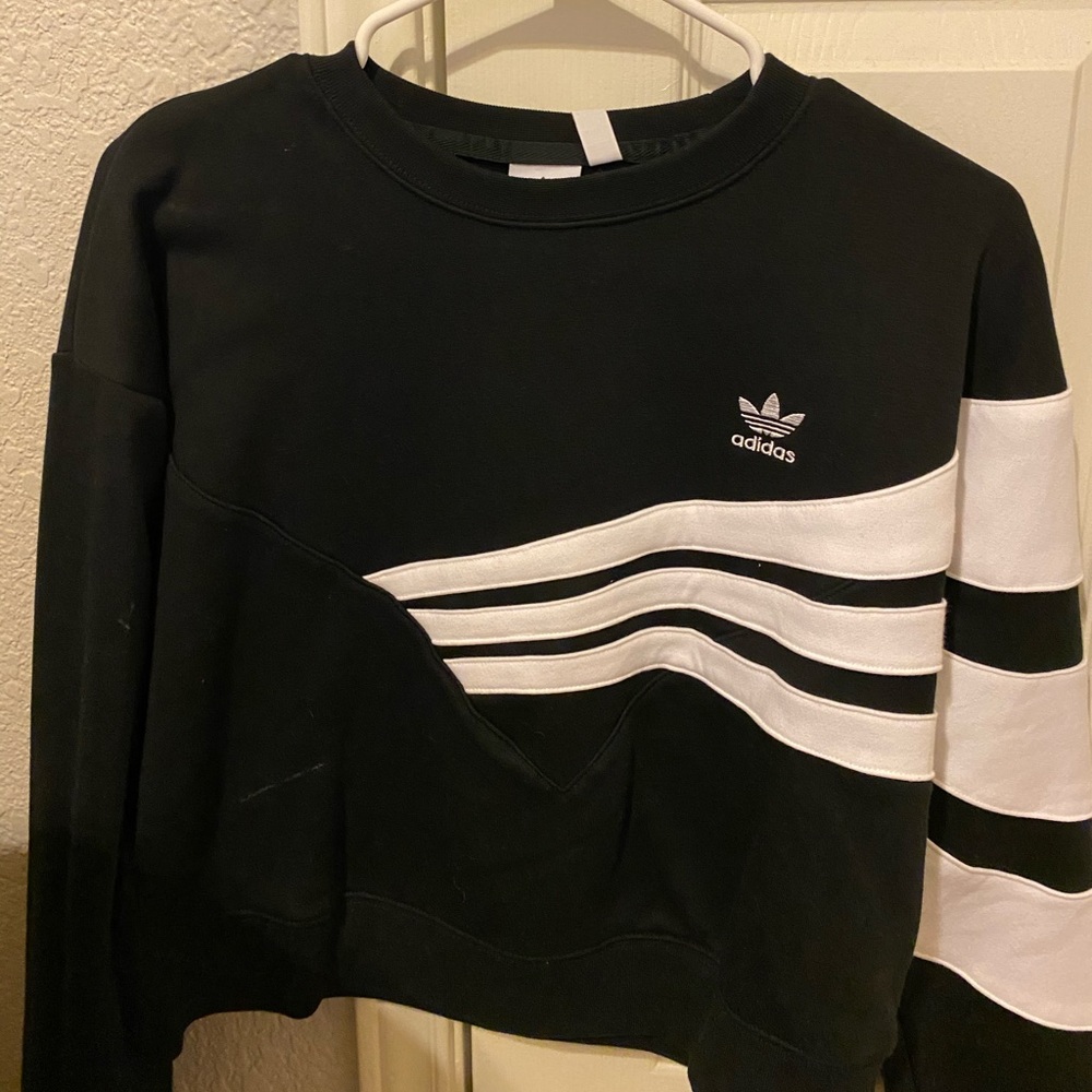 Adidas pull over cropped